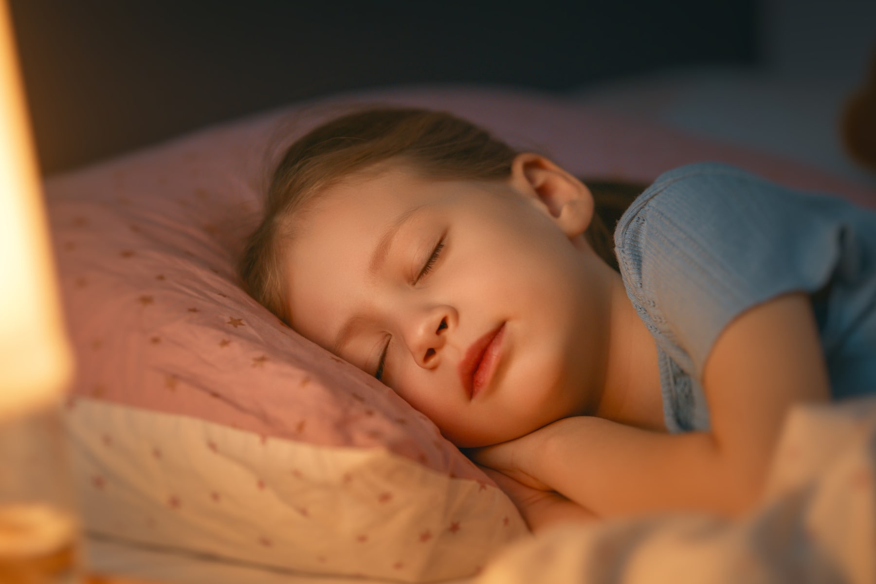 sleeping child happy with the airway dentistry treatments at Chattahooche Pediatric Smiles in Marietta GA