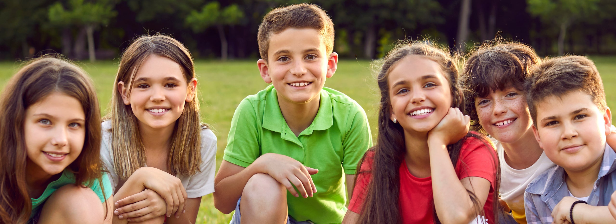 child smiling after their dental cleaning services at Chattahooche Pediatric Smiles in Marietta GA